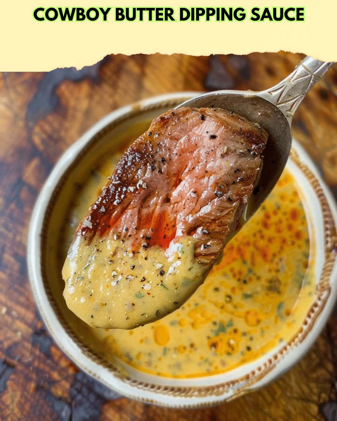 cowboy butter dipping sauce