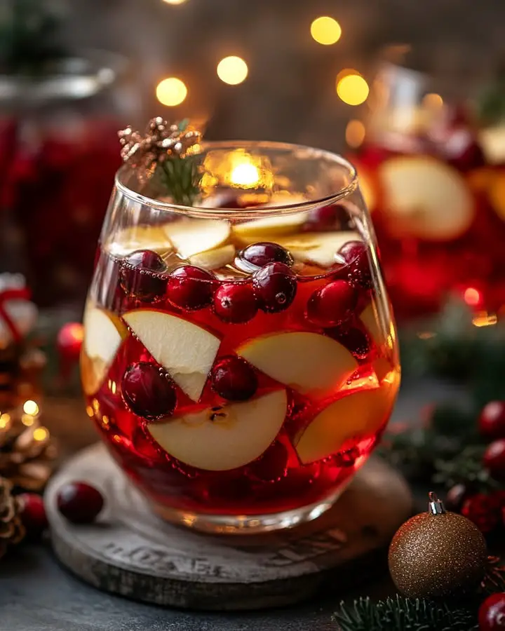 cranberry apple christmas juice