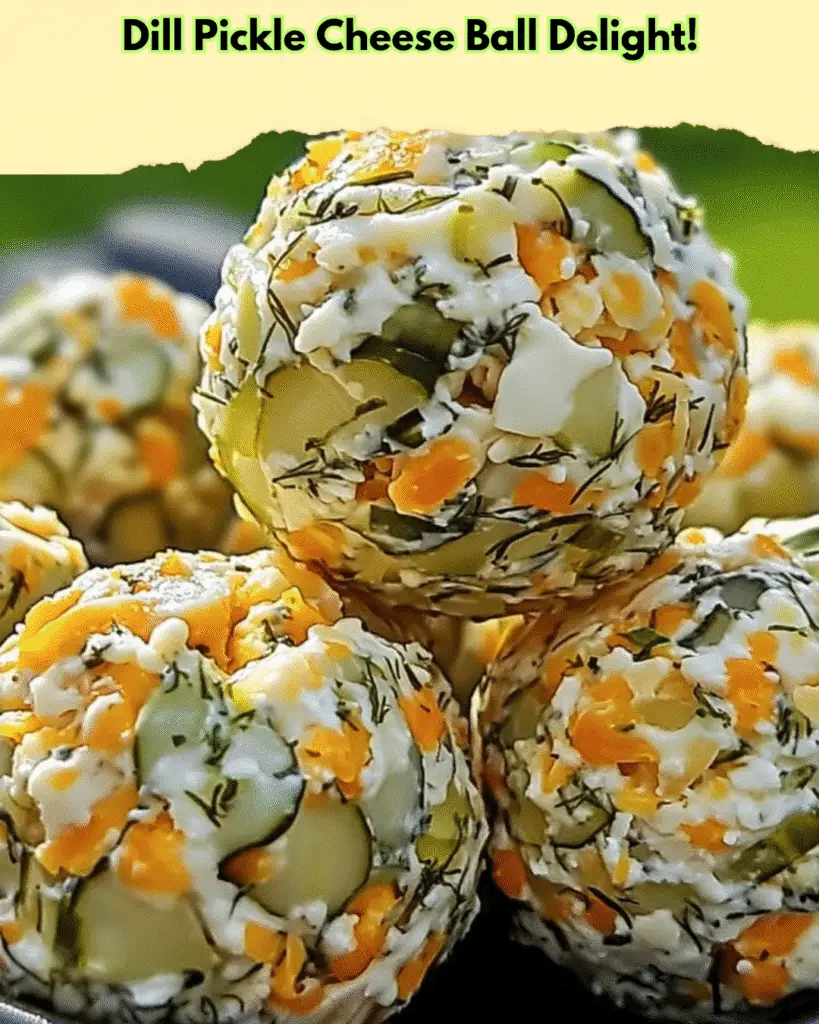 dill pickle cheese ball delight