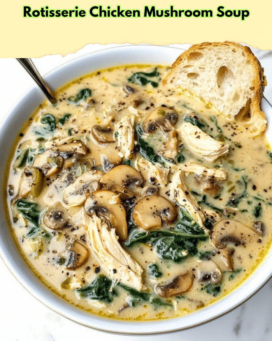 rotisserie chicken mushroom soup