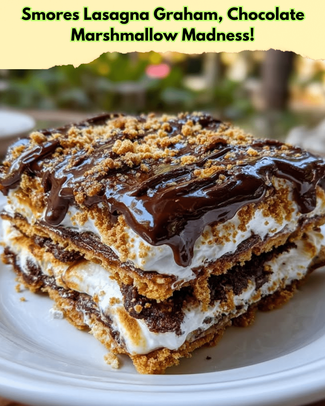 smores lasagna recipe