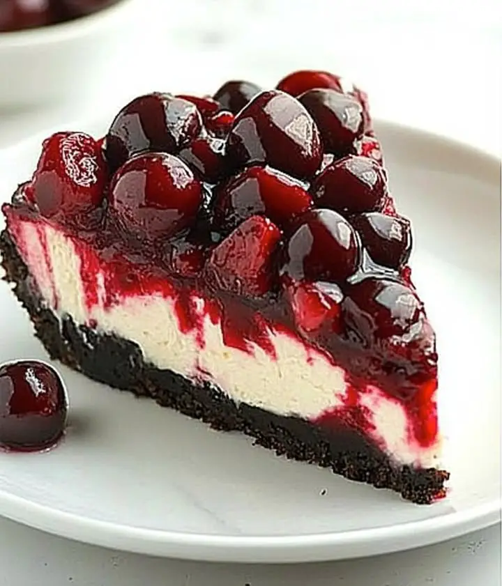 ultimate black forest cheesecake
