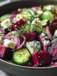 beet salad feta cucumbers dill