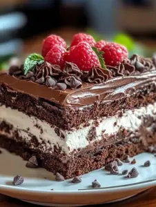 brownie refrigerator cake