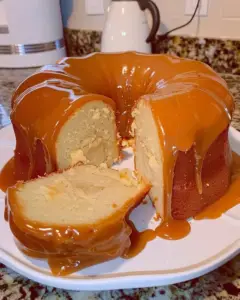caramel cream cheese pound cake