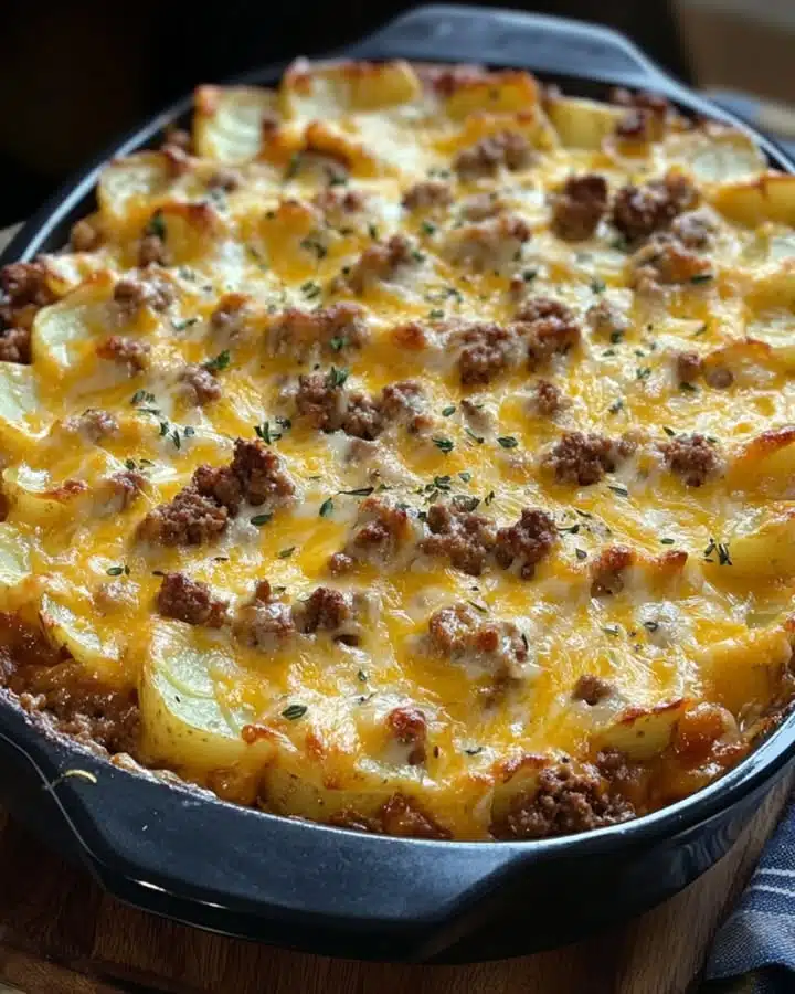 cheesy ground beef
