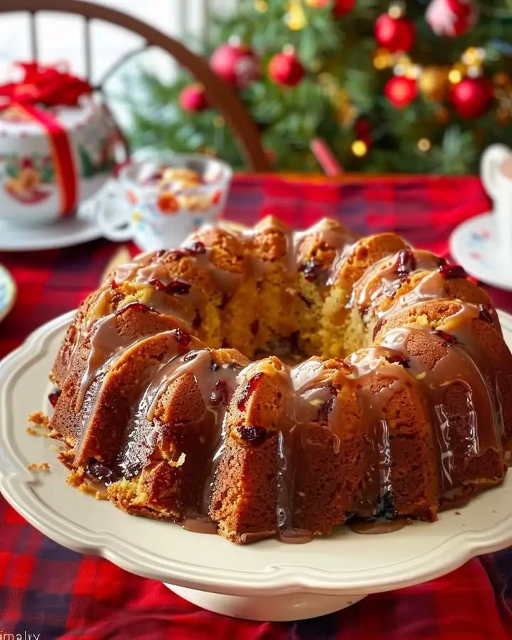 christmas rum cake
