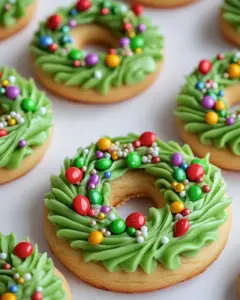 christmas wreath cookies