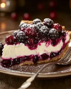 cranberry cheesecake pie