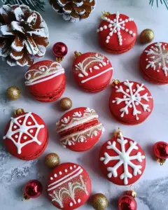 cranberry macaron gingerbread buttercream