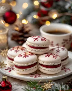 festive christmas macarons