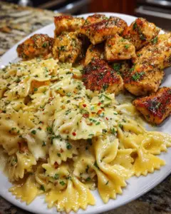 lemon garlic chicken bowtie pasta