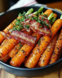 maple bacon carrots