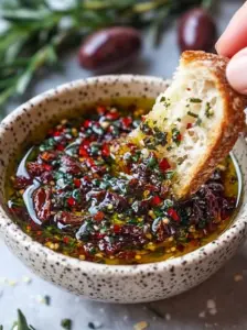 mediterranean olive oil dip
