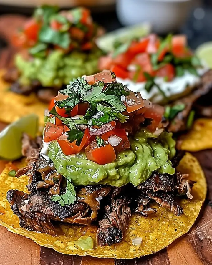 mexican tostadas carne asada
