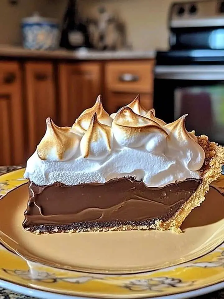 old fashioned chocolate pie meringue
