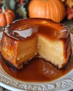pumpkin flan creamy caramel delight