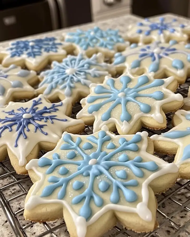 snowflake sugar cookies