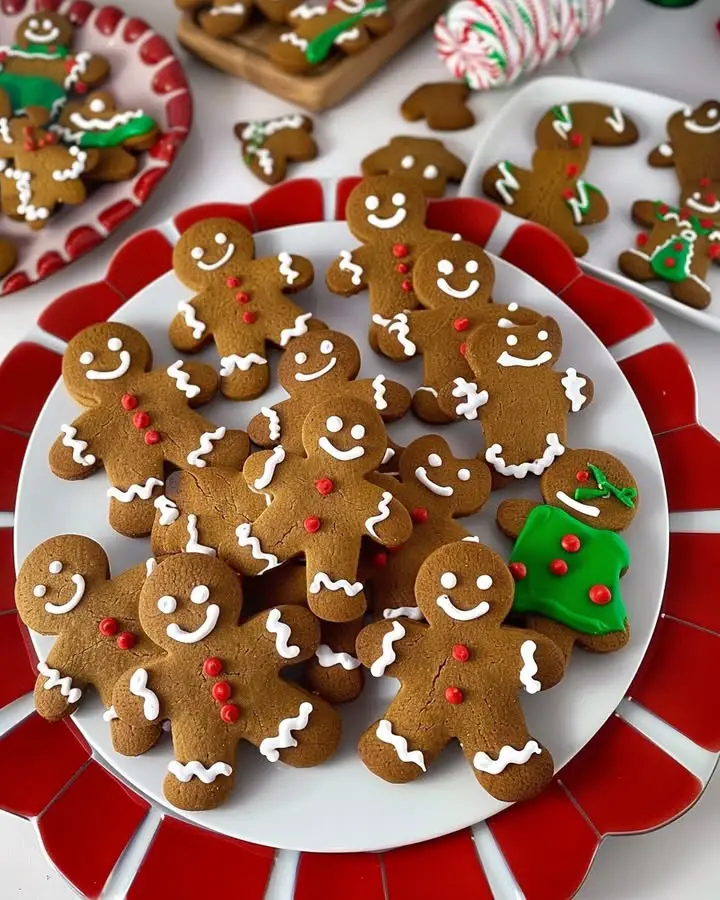 soft chewy gingerbread men cookies