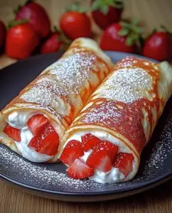 strawberry cheesecake chimichangas