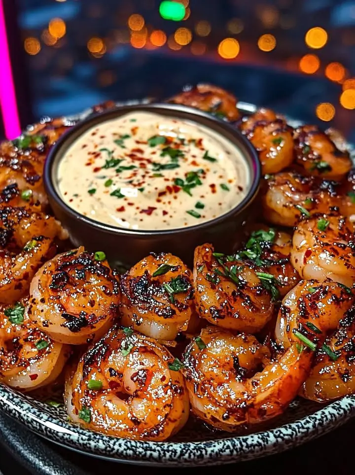 sweet chili glazed shrimp bites
