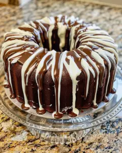 triple chocolate buttermilk pound cake