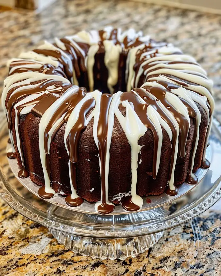 triple chocolate buttermilk pound cake