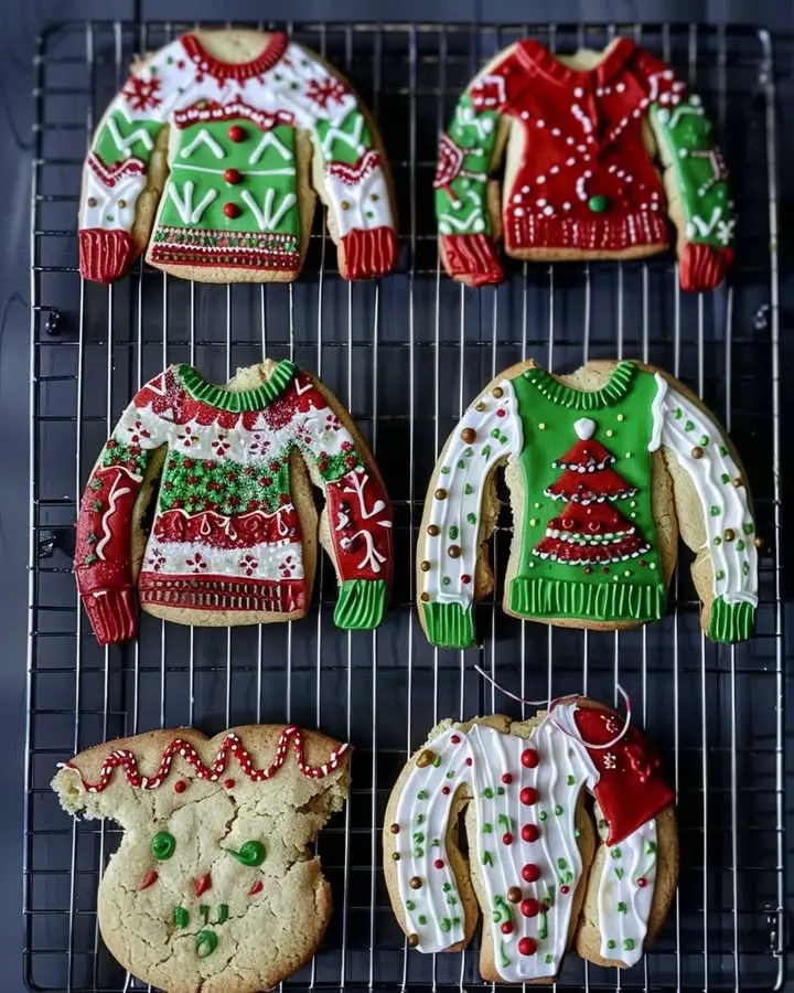 ugly sweater cookies